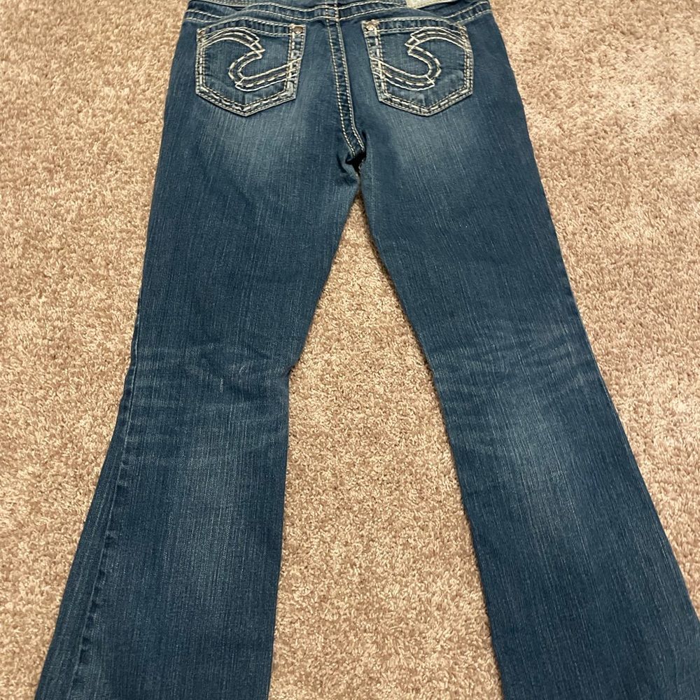 Silver Suki Jeans